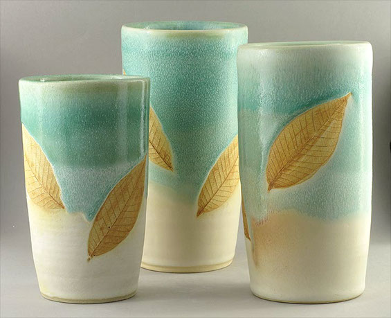 Jeffrey Greathouse Leaf Series. LEAF CUPS