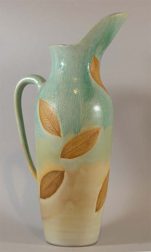 Jeffrey Greathouse Leaf Series. SPHERE VASE